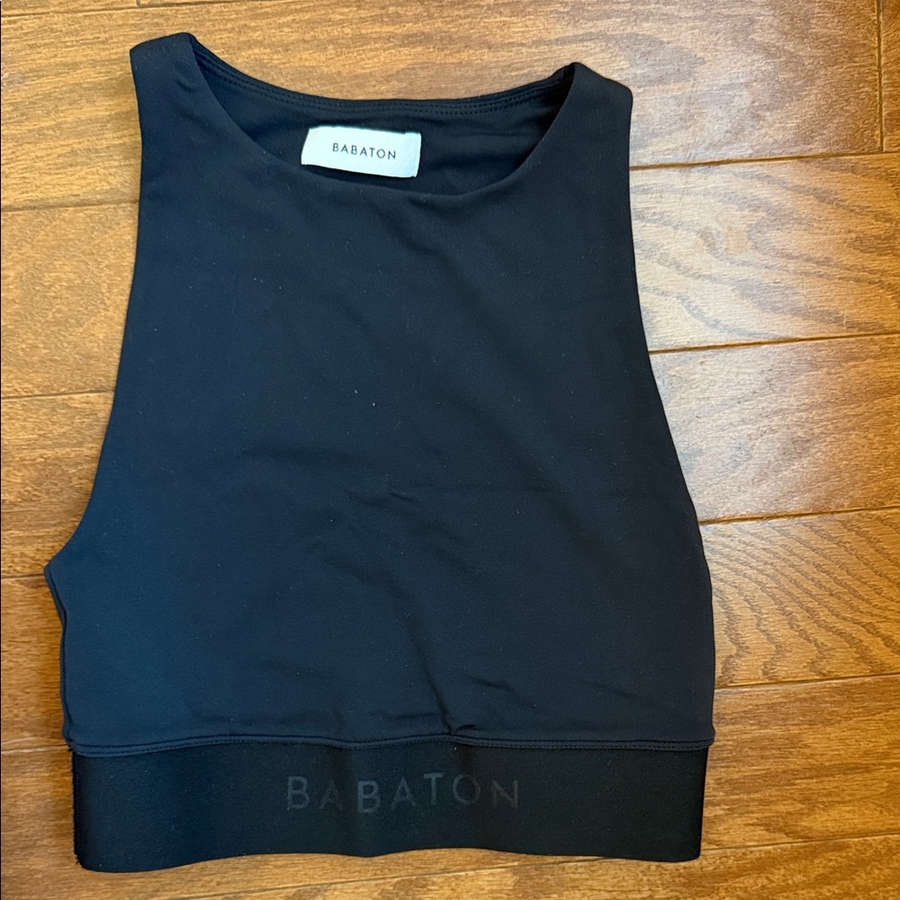 Babaton Black Crop Top